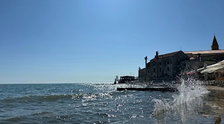 Stadt Umag, Seeblick vom Restaurant "Viktor"