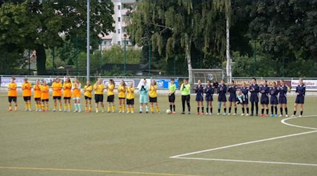 Die B-Juniorinnen gegen die SpVgg. Dresden-Löbtau (Bild: Privataufnahme)
