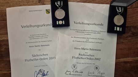 Die zwei Flutorden des Martin Bahrmann. Foto: privat
