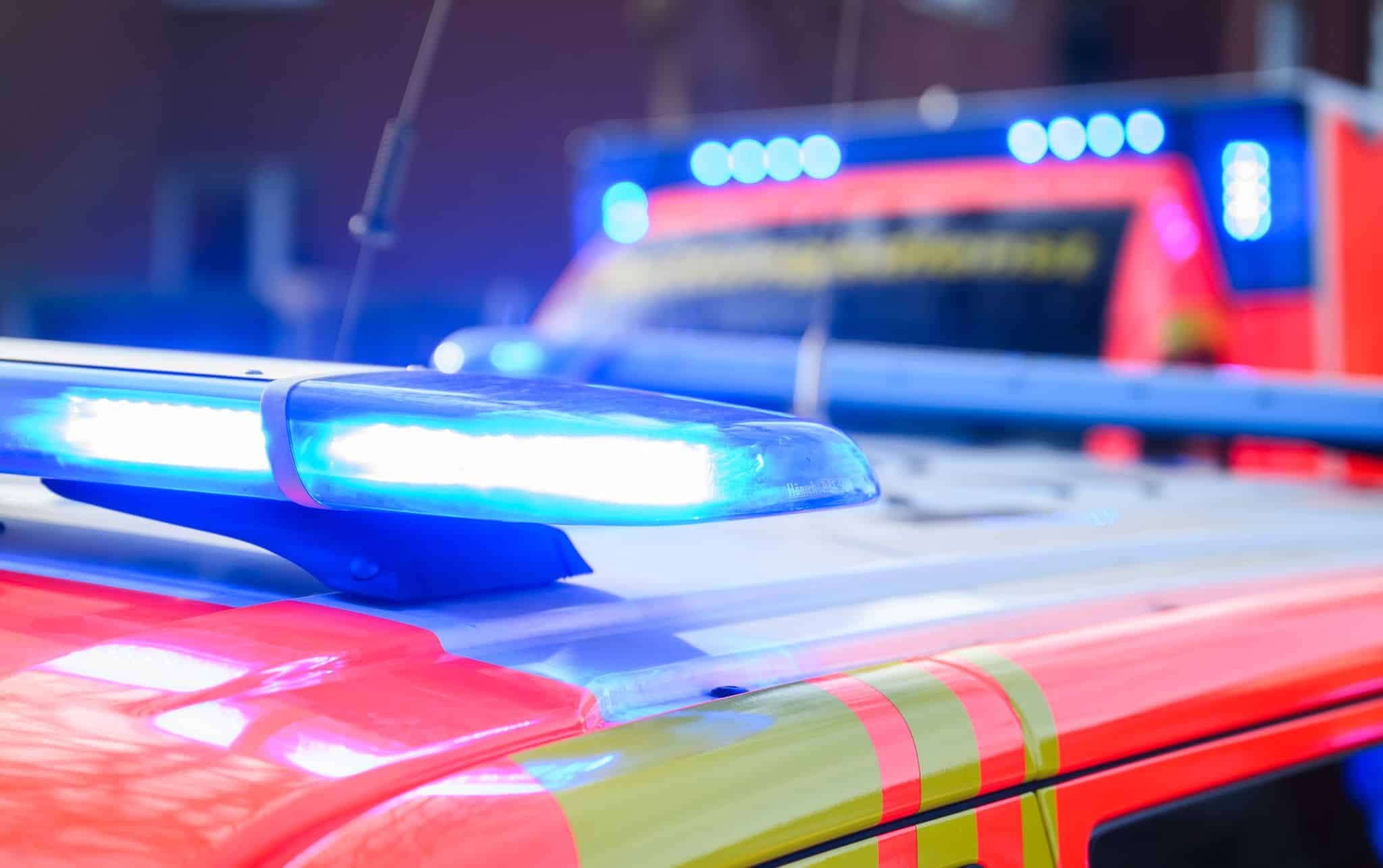 Frontalzusammenstoß in Dresdner Heide- Vier Schwerverletzte