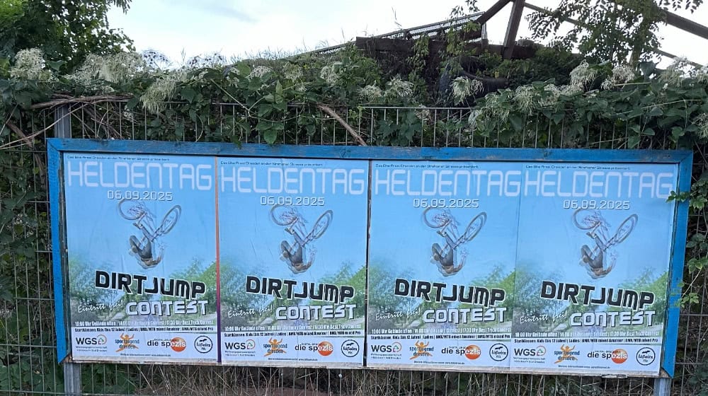 Plakate Heldentag Dirt Jump Contest Dresden (Bild: Thomas Wolf)