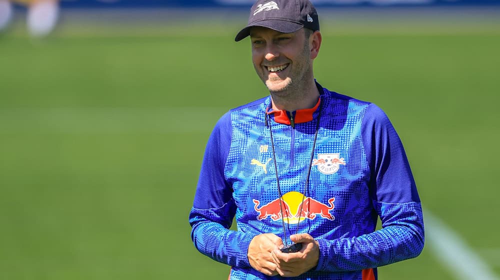 RB Leipzig coach Ole Werner is delighted with the next new signing / Photo: Jan Woitas/dpa