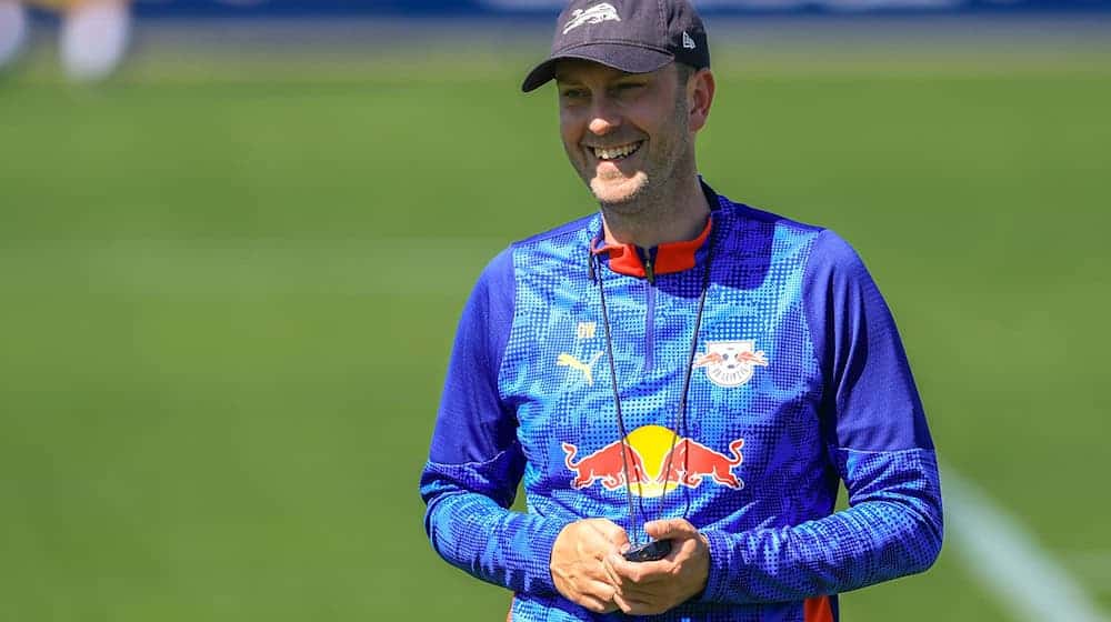 RB Leipzig coach Ole Werner is delighted with the next new signing / Photo: Jan Woitas/dpa