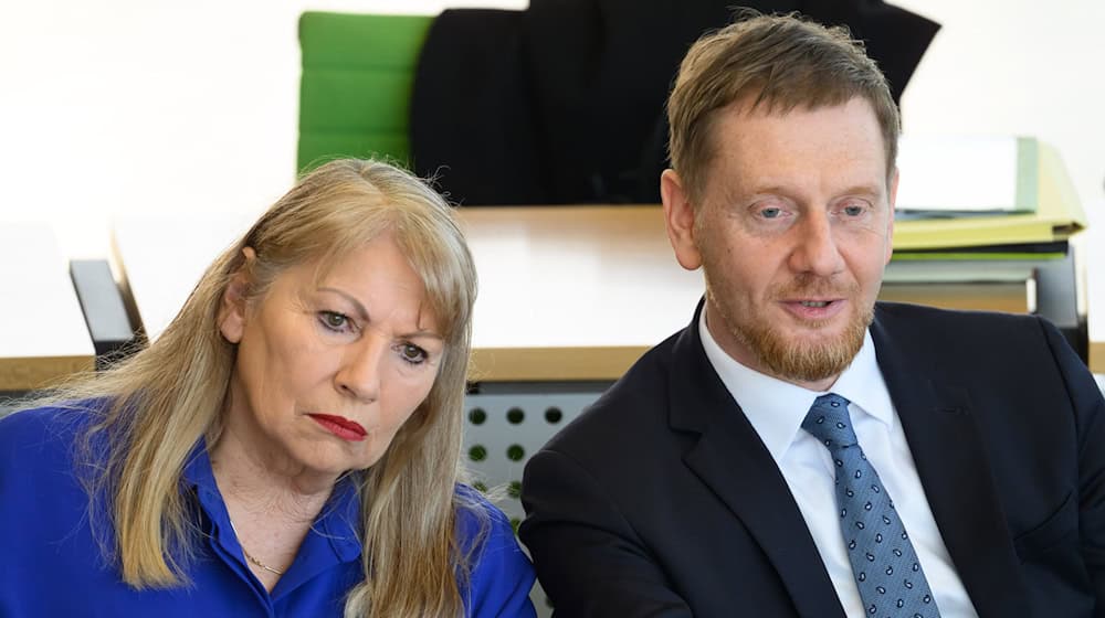 Saxony's government has discussed the future 2027/2028 double budget for the first time at a budget meeting (archive image).  / Photo: Robert Michael/dpa