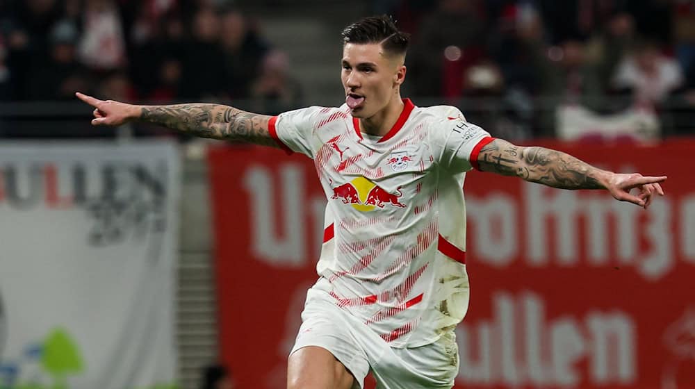 Benjamin Sesko animará al Manchester United en el futuro / Foto: Jan Woitas/dpa