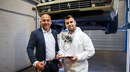 vl: Tobias Schwald (Elaskon) und Nicolas Kramer (Remark) (Foto: Sabine Mutschke)