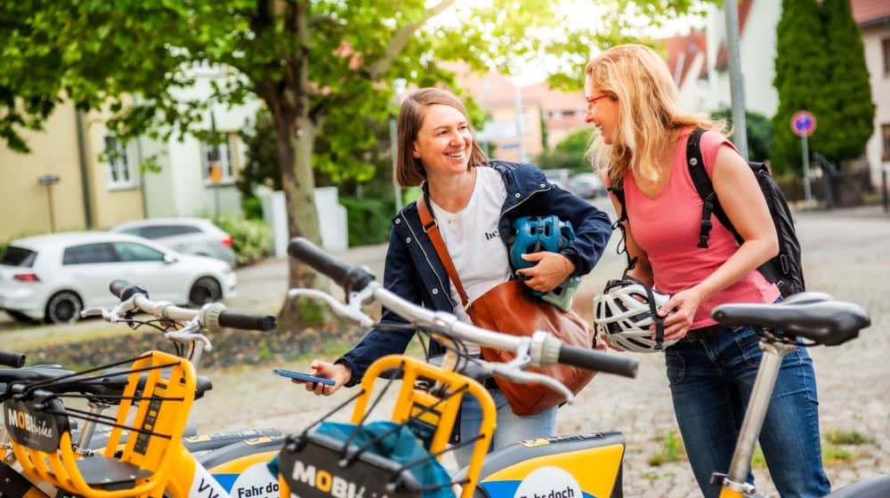 Die gelben Bikes sind gefragt. Foto: VVO