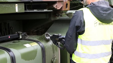 Tankpause bei Rheinmetall. Foto: Bundeswehr