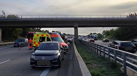 Massenkarambolage auf der A 4 am Dreieck Nossen