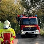 Der Baum muss weg. Foto: Feuerwehr Moritzburg