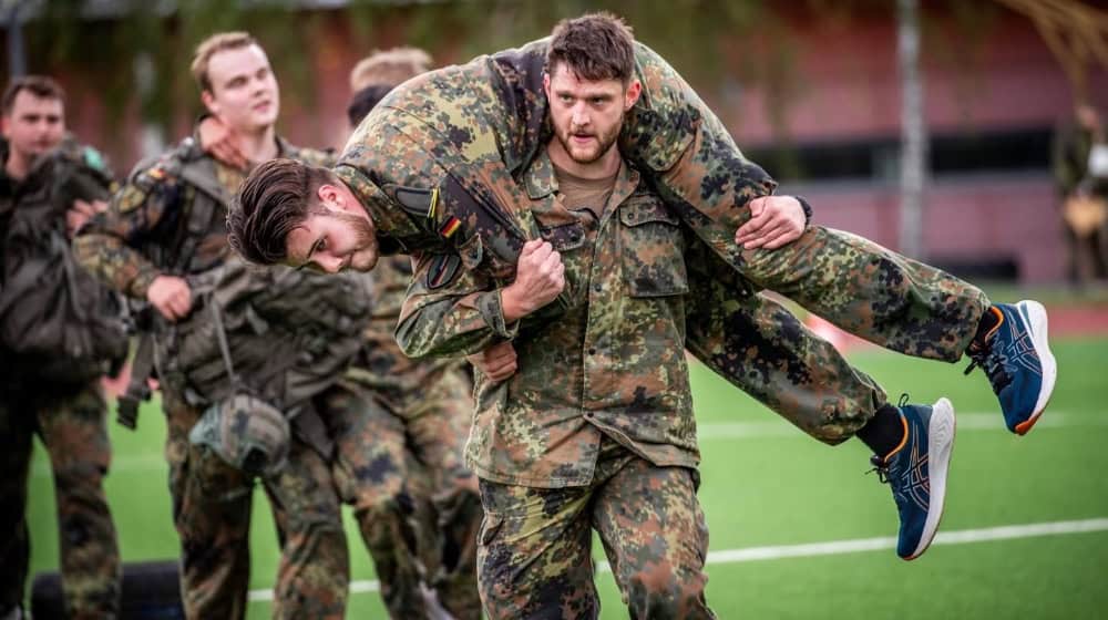 Hier ist Teamgeist gefragt. Foto: Bundeswehr