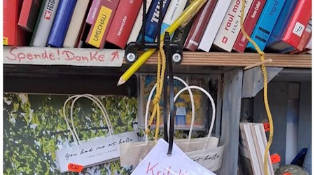 Die Bücherzelle in Gauernitz. Foto: privat