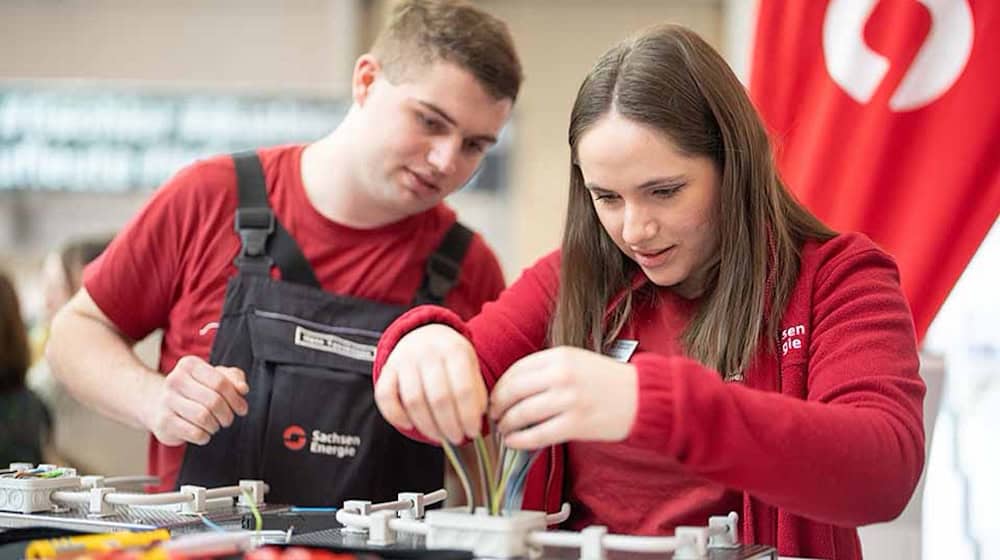 Berufsausbildung bei Sachsen-Energie. Foto: Sachsen-Energie