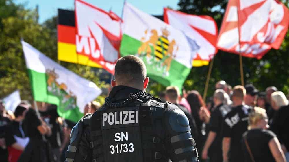 Seven crimes were committed on the fringes of Christopher Street Day in Döbeln. (Archive photo) / Photo: Heiko Rebsch/dpa
