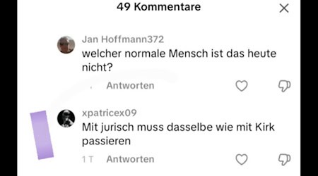 Ein Post als Gewaltaufruf. 