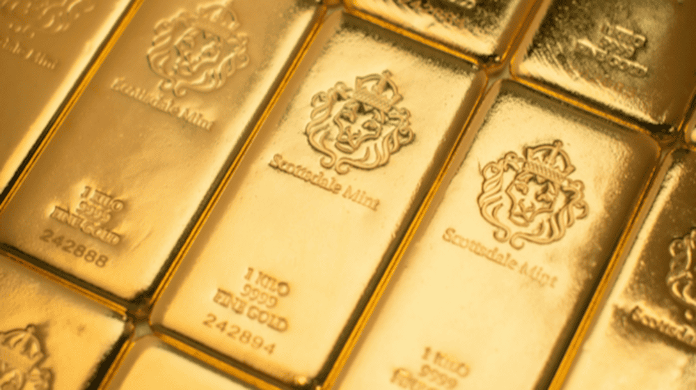 Investments in Gold werden immer beliebter. Doch physisches Gold bringt einige Probleme mit sich, die man mit Derivaten umgehen kann. Bildquelle: @ Scottsdale Mint / Unsplash.com