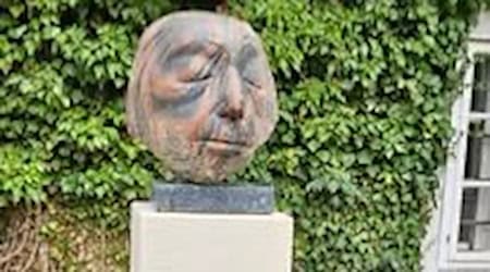 Die neue Kollwitz-Skulptur in. Moritzburg. Foto: privat 