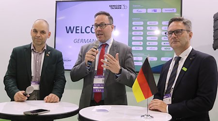 Sachsen hat in Taiwan die Werbetrommel für das Silicon Saxony gerührt.  / Foto: ChiangYing-ying/AP/dpa