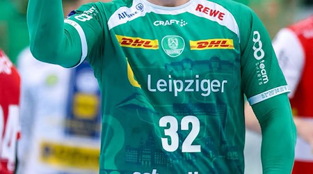 Auch neun Tore von Franz Semper konnten die knappe Niederlage des SC DHfK Leipzig im Bundesliga-Duell gegen die HSG Wetzlar nicht verhindern. / Foto: Jan Woitas/dpa