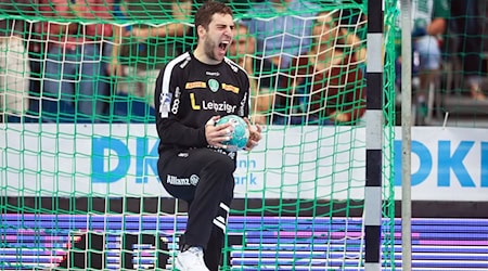 Con 15 paradas, Domenico Ebner destacó en el partido a domicilio del SC DHfK Leipzig en Göppingen, de la Bundesliga. (Imagen de archivo) / Foto: Jan Woitas/dpa