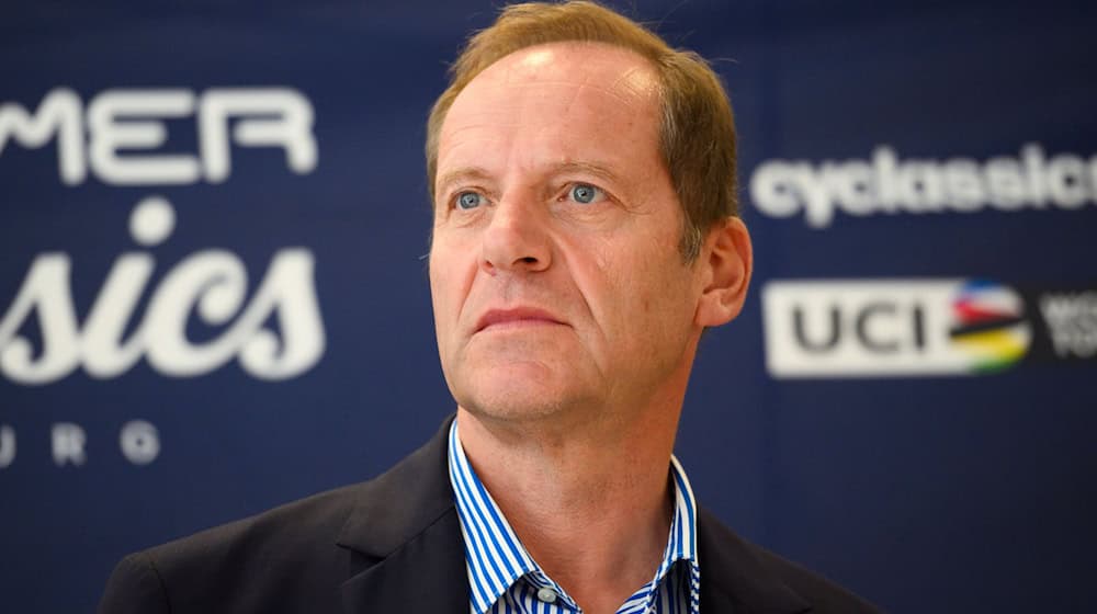 Christian Prudhomme talks about a possible Tour start in Germany in 2030. (Archive image) / Photo: Gregor Fischer/dpa