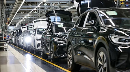 E-car production in Zwickau will be suspended for a week in October. (Archive image) / Photo: Jan Woitas/dpa