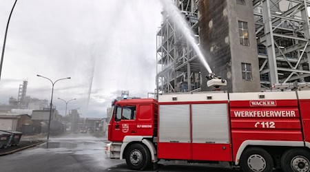 Die Werkfeuerwehr von Wacker. Foto: Wacker Chemie AG