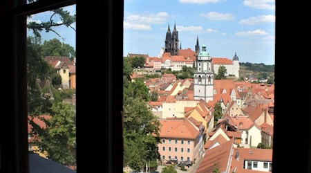Blick auf den Burgberg von Meißen. Foto: Stadt Meißen