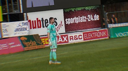 Auch im Testspiel gegen Regensburg stand Lennart Grill bereits im Tor (Bild: Privataufnahme)