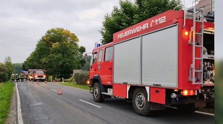 Einsatz in Munzig. Foto. Feuerwehr Wilsdruff