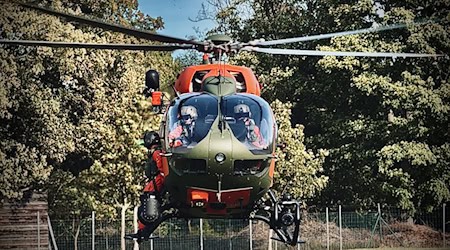 Ein SAR 87 im Anflug bei der Übung in Zeithain. Foto: Bundeswehr Ein SAR 87 im Anflug bei der Übung in Zeithain. Foto: Bundeswehr