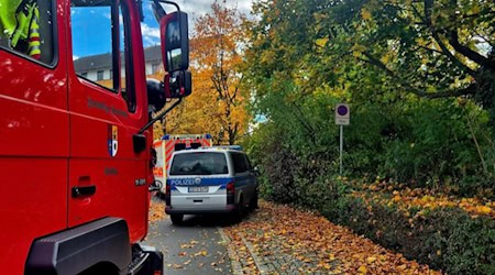 Feuerwehreinsatz in Gröditz wegen möglicher chemischer Stoffe. Foto: Feuerwehr Gröditz