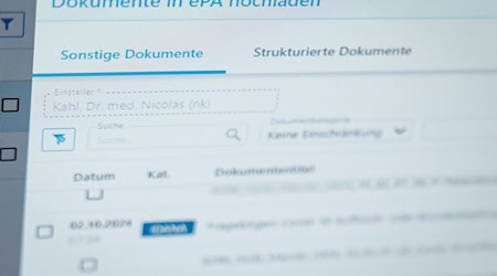 Технічні вимоги для запуску електронної картки пацієнта існують у більшості практик у Саксонії. (Символічне зображення) / Фото: Даніель Карманн/dpa