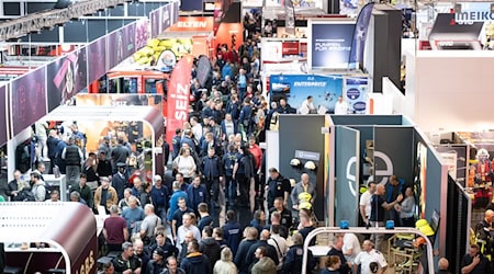 Die Fachmesse Florian findet vom 9. bis 11. Oktober in der Messe Dresden statt. / Foto: Sebastian Kahnert/dpa