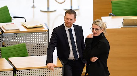 Die Linken wollen im Landtag weiter konstruktive Politik leisten (Archivbild).n / Foto: Robert Michael/dpa