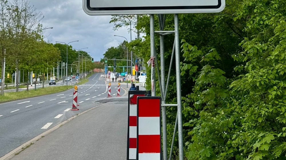 Blick in die Königsbrücker Landstraße. Foto: Ulf Mallek