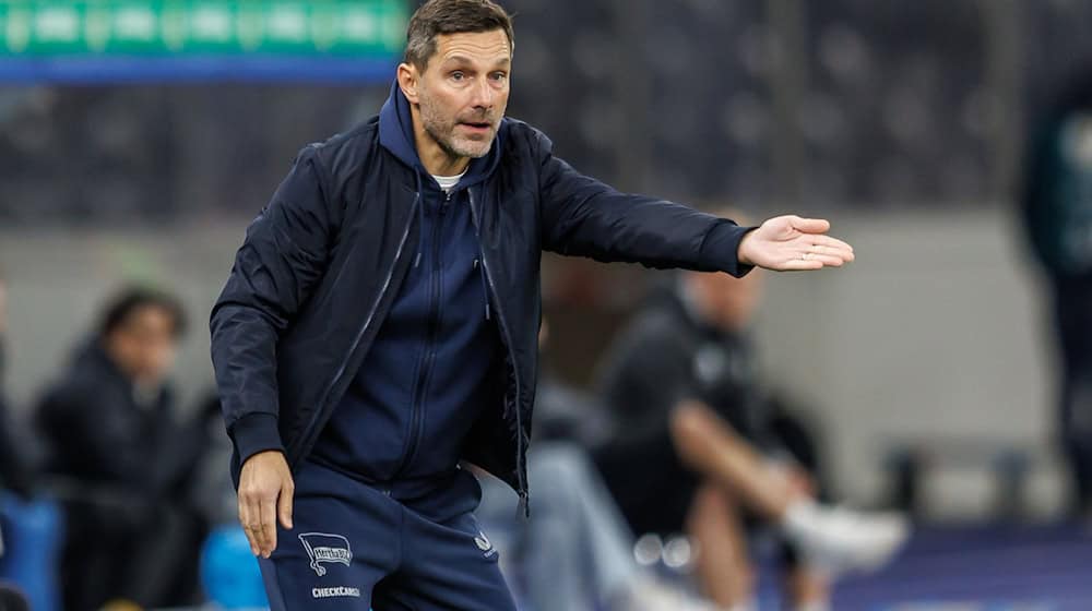 Stefan Leitl chce ze swojim mustwom domjacy hrajny tydźeń krónować. (Archivbild) / Foto: Andreas Gora/dpa Stefan Leitl chce ze swojim mustwom domjacy hrajny tydźeń krónować. (Archivbild) / Foto: Andreas Gora/dpa