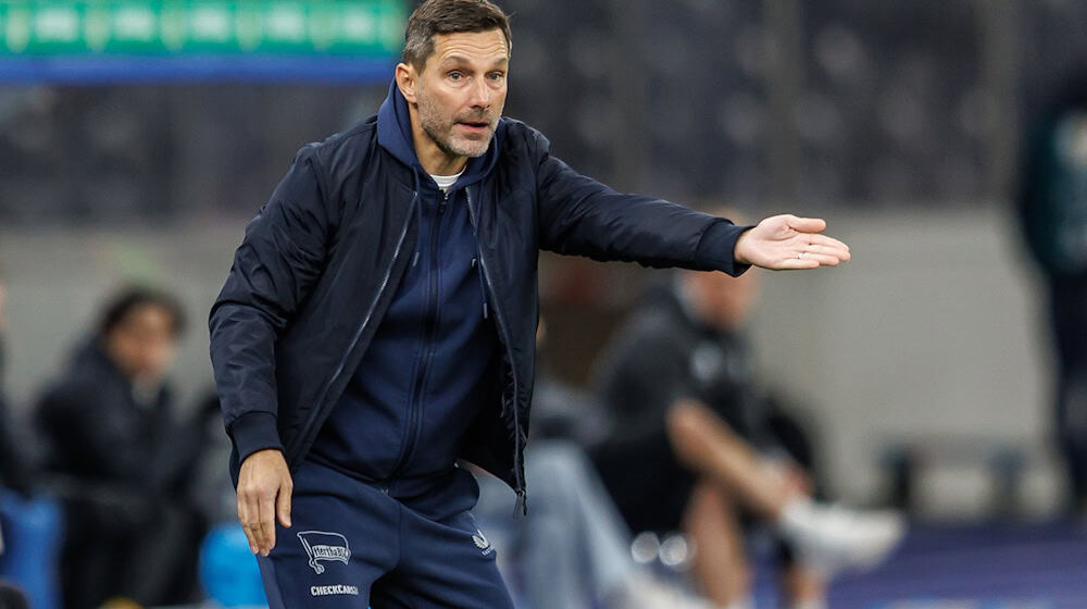 Stefan Leitl wants to crown the home game week with his team. (Archive picture) / Photo: Andreas Gora/dpa