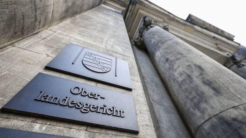 Das Oberlandesgericht in Dresden. (Archivbild) / Foto: Robert Michael/dpa