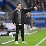Mit dem HSV im Aufwärtstrend: Cheftrainer Merlin Polzin. (Archivbild) / Foto: Marcus Brandt/dpa