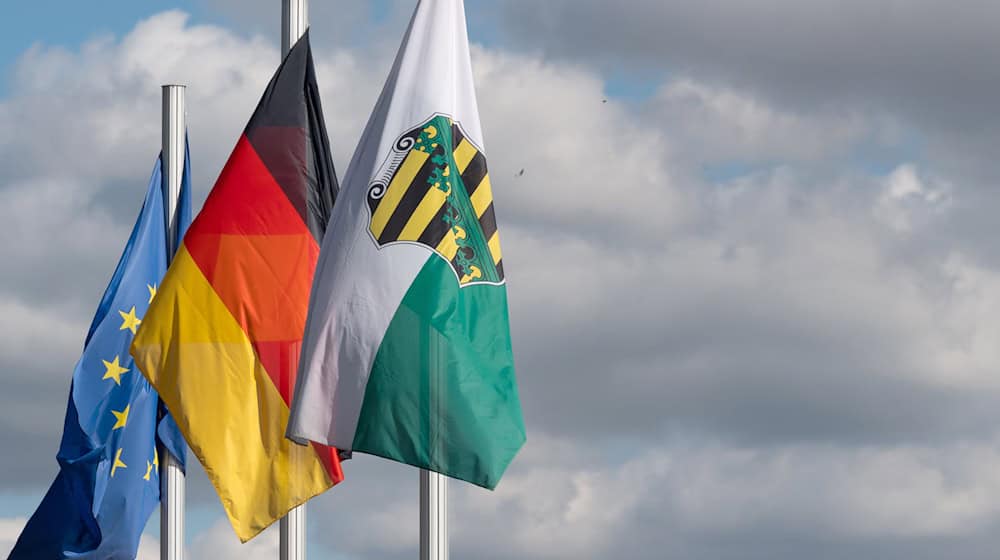 In Sachsen ist der Tag der Deutsche Einheit gefeiert worden. (Archivbild) / Foto: Robert Michael/dpa-Zentralbild/ZB
