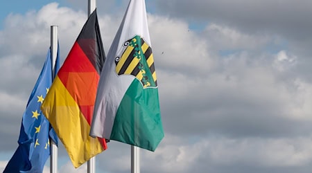 In Sachsen ist der Tag der Deutsche Einheit gefeiert worden. (Archivbild) / Foto: Robert Michael/dpa-Zentralbild/ZB