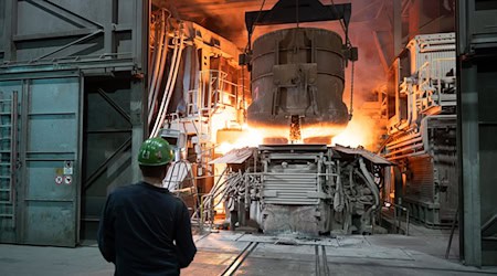 The fourth Saxon Steel Summit took place at BGH Edelstahl Freital / Photo: Sebastian Kahnert/dpa