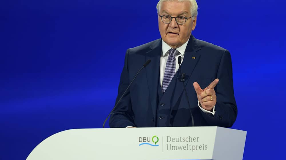 Federal President Steinmeier urges us not to forget climate protection. / Photo: Hendrik Schmidt/dpa Federal President Steinmeier urges us not to forget climate protection. / Photo: Hendrik Schmidt/dpa