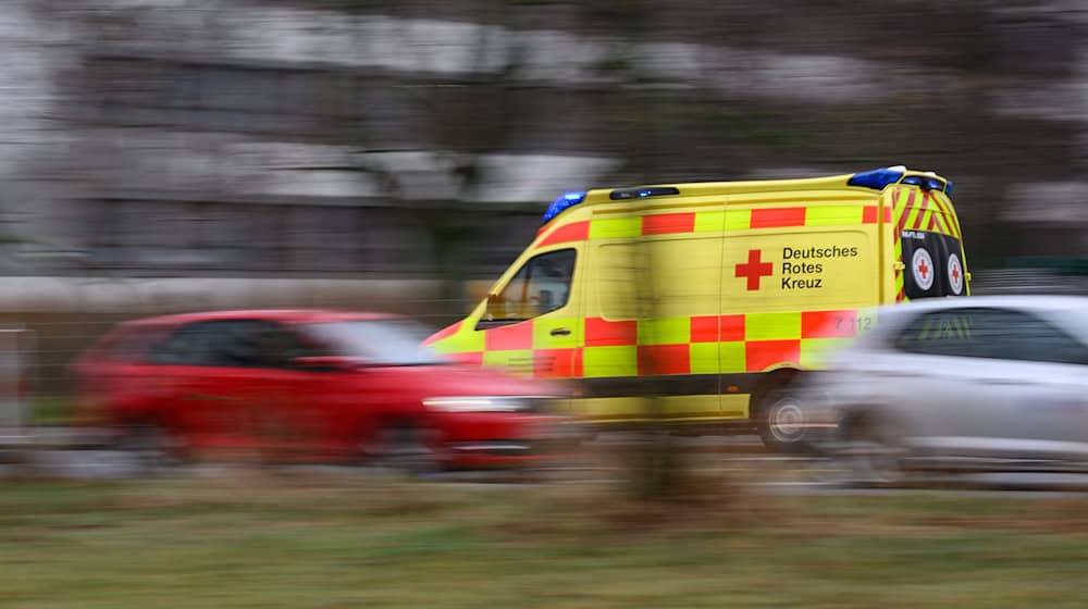 Rettungskräfte bringen alle Verletzten in eine Klinik. (Symbolbild) / Foto: Robert Michael/dpa