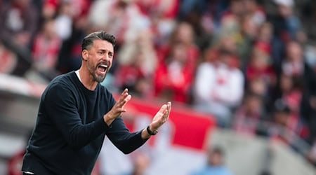 Augsburg coach Sandro Wagner has already been cautioned three times this season. (Archive photo) / Photo: Marius Becker/dpa