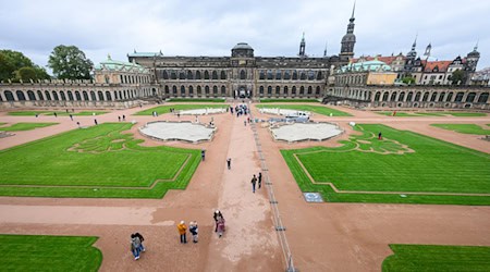 El patio interior del famoso Zwinger de Dresde fue renovado en 2021. (Foto de archivo) / Foto: Robert Michael/dpa