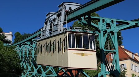 Die Schwebebahn im sommerlichen Betrieb. Foto: Dresdner Verkehrsbetriebe