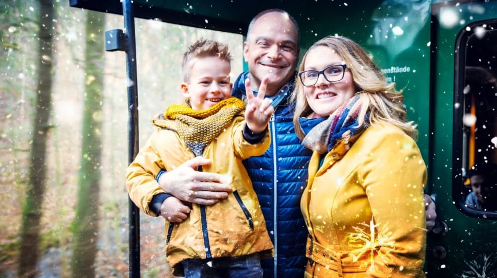 In der Weißeritztalbahn. Foto: VVO