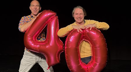 Pantomine-Festival: Michael Meinel und Tim Schreiber. Foto Sabine Mutschke